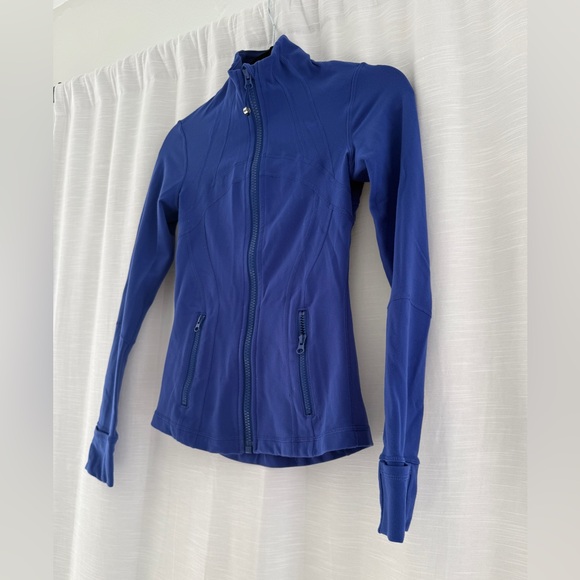 Lululemon Define Jacket Nulu Cerulean Blue Full Zip | Size 2 - Picture 10 of 17
